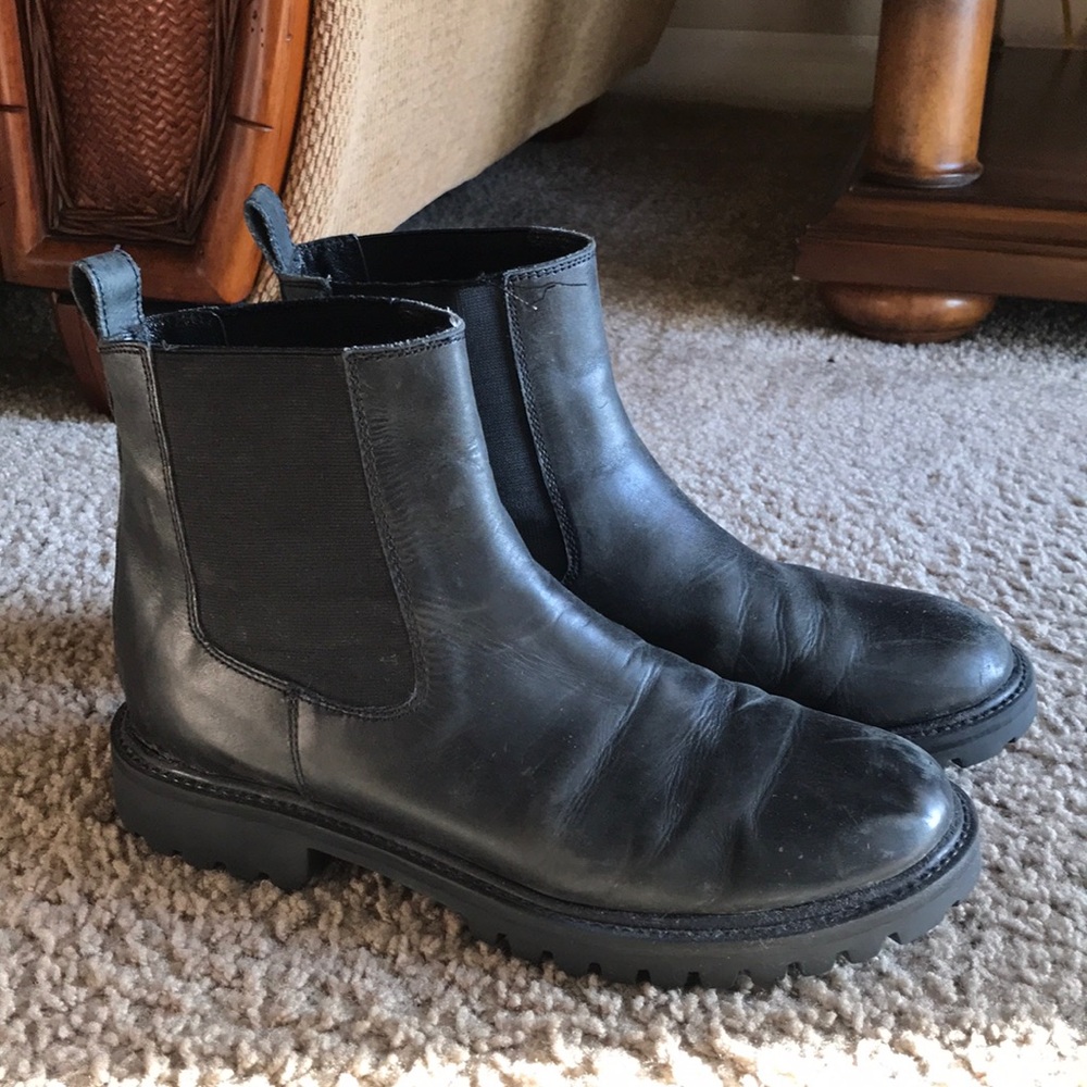 Vegan Leather Chelsea Boots